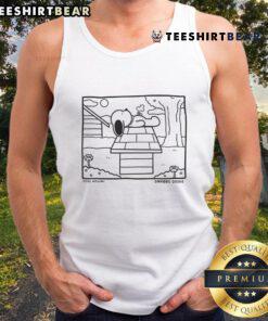 Cute Snoobbie Goods Snoopy and Woodstock tank top featuring vibrant graphics and a comfortable fit for casual wear.