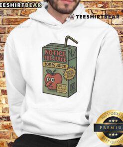 Good Apple Notice hoodie featuring 109% juice design, perfect for fruit lovers and stylish streetwear enthusiasts.
