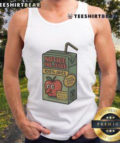 Good Apple Notice tank top featuring 109% juice graphic design, perfect for casual and trendy summer outfits.