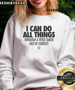Good Built Ready sweatshirt featuring 'I Can Do All Things' verse, stylish and inspirational design for casual wear.