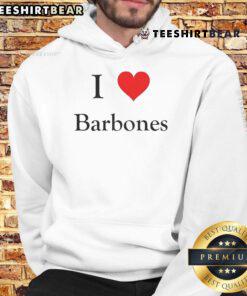 Good I Love Barbones Hoodie in stylish black with vibrant graphic design, perfect for casual wear and comfort.