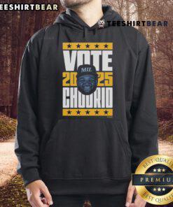 Good Jackson Chourio 2025 Vote Hoodie featuring a stylish design promoting Jackson Chourio's campaign for 2025.