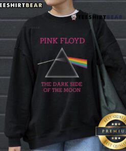 Good Pink Floyd The Dark Side Of The Moon sweatshirt featuring iconic album artwork in vibrant colors.