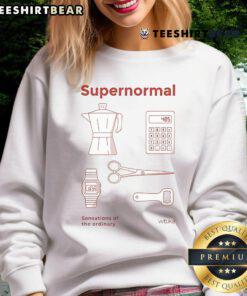 Alt Text: Good Supernormal Sensations Of The Ordinary Wituka Sweatshirt in cozy fabric, showcasing vibrant colors and stylish design.