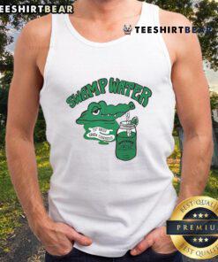 Good Swamp Water 110 Proof Green Chartreuse Tank Top showcasing vibrant green color and stylish design for summer wear.