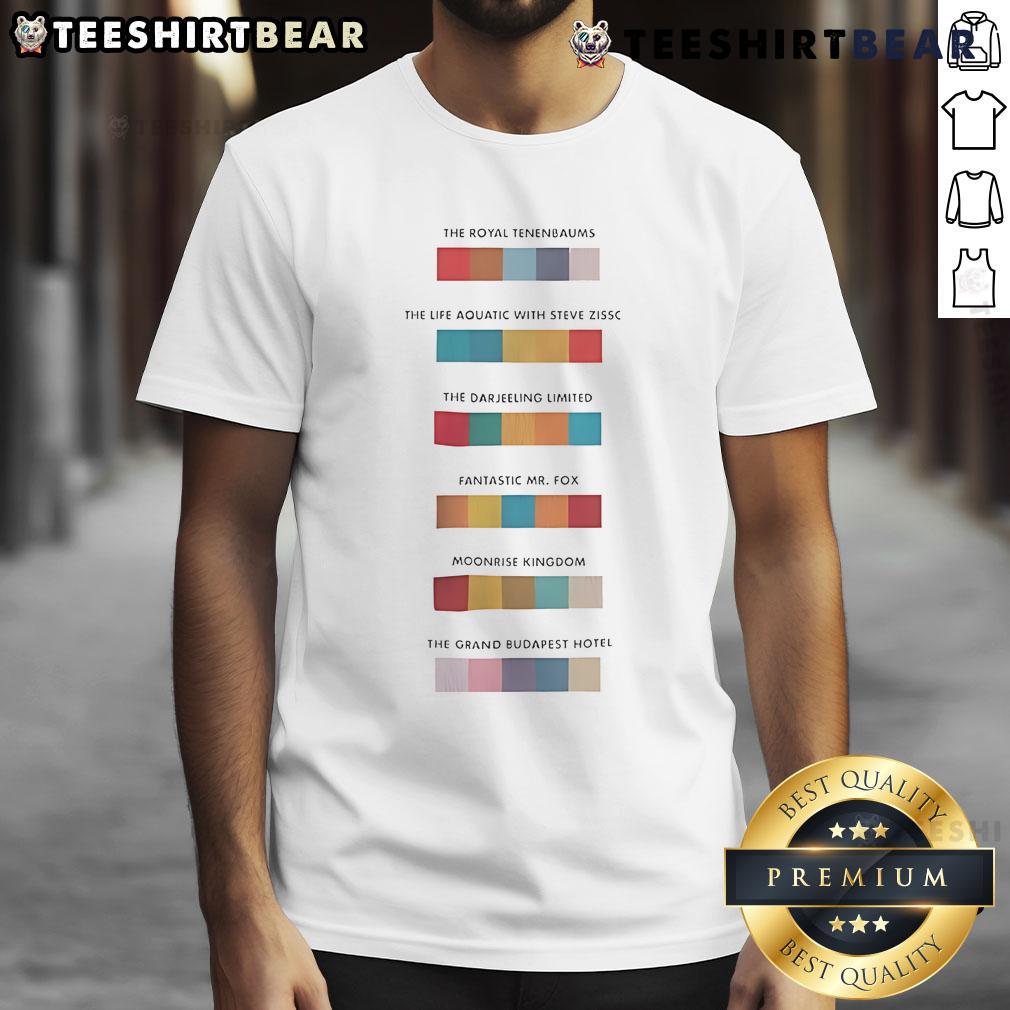 Good The Royal Tenenbaums The Life Aquatic With Steve Zissou T-Shirt featuring iconic film graphics and vibrant colors.