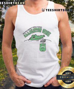 Good This Old Engine tank top featuring World Famous Alligator Wine design, perfect for casual wear and music lovers.