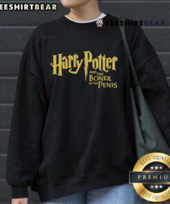 Good Wizard and the Boner of the Penis sweatshirt design featuring a whimsical wizard graphic and playful text.
