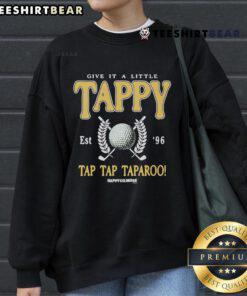 Happy Gilmore Give It A Little Tappy golf sweatshirt featuring a fun golf-themed design for fans of the movie.