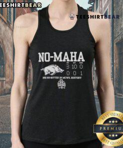 Hot Arkansas Razorbacks No Hama tank top celebrating the 3rd no-hitter in MCWS history, perfect for fans.