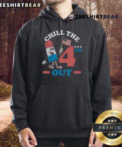 Hot Chill The 4th Out America Ice Cream Hoodie featuring vibrant colors and a fun design perfect for summer celebrations.