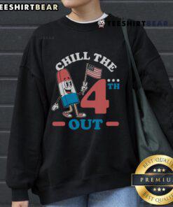 Hot Chill The 4th Out America Ice Cream Sweatshirt featuring a festive design perfect for summer celebrations.