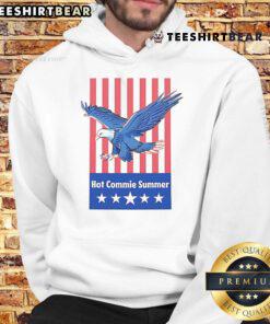 Stylish Hot Commie Summer Eagle Hoodie featuring a bold eagle graphic, perfect for summer fashion and casual wear.