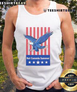 Hot Commie Summer Eagle Tank Top featuring a bold eagle graphic, perfect for summer style and patriotic fashion.
