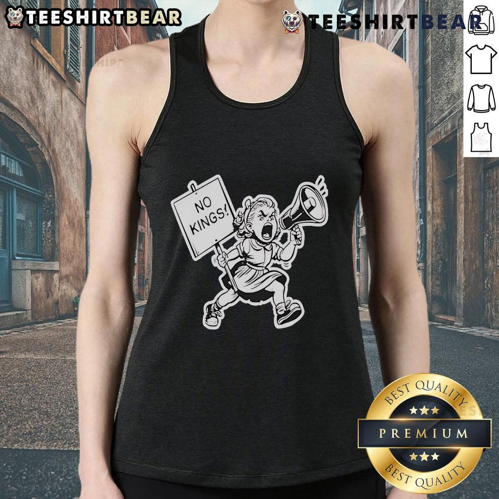 Hot No Kings Protest 2025 tank top featuring bold graphics and vibrant colors, perfect for summer activism.