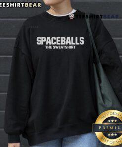 Alt Text: Mel Brooks Spaceballs sweatshirt featuring iconic movie graphics, perfect for fans of the classic sci-fi comedy.
