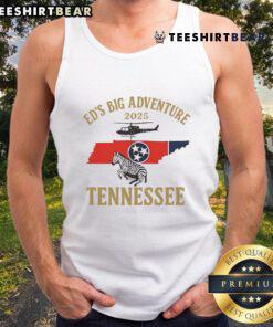 Nice Ed's Big Adventure Tennessee tank top featuring a vibrant design, perfect for summer outings and outdoor adventures.