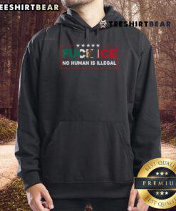 Nice Fck Ice hoodie featuring the Mexico flag and 'No Human Is Illegal' slogan, promoting inclusivity and awareness.