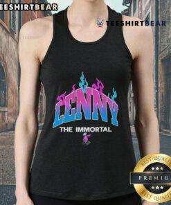 Nice Lenny The Immortal tank top featuring bold graphics and vibrant colors, perfect for casual wear and fan apparel.
