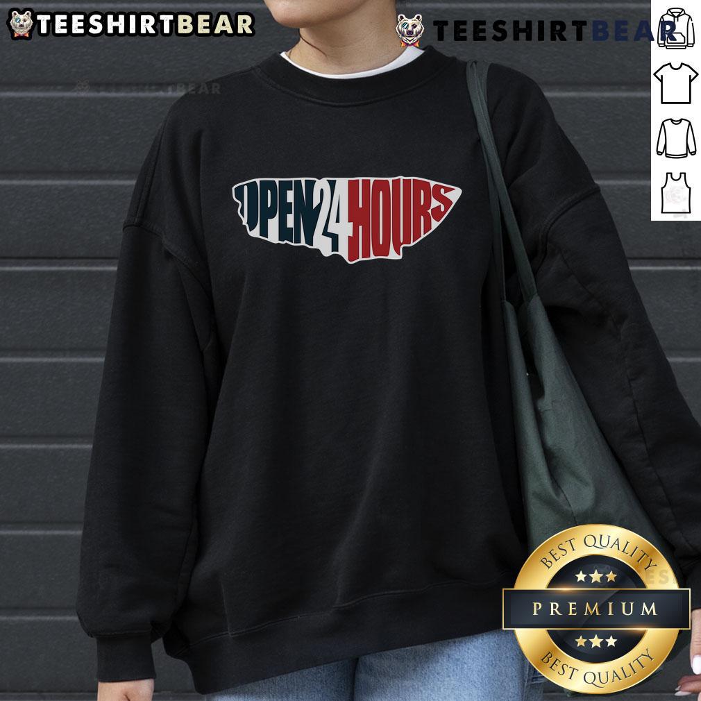 Nice Open 24 Hours Heures III Sweatshirt in a stylish design, perfect for casual wear and comfort all day long.