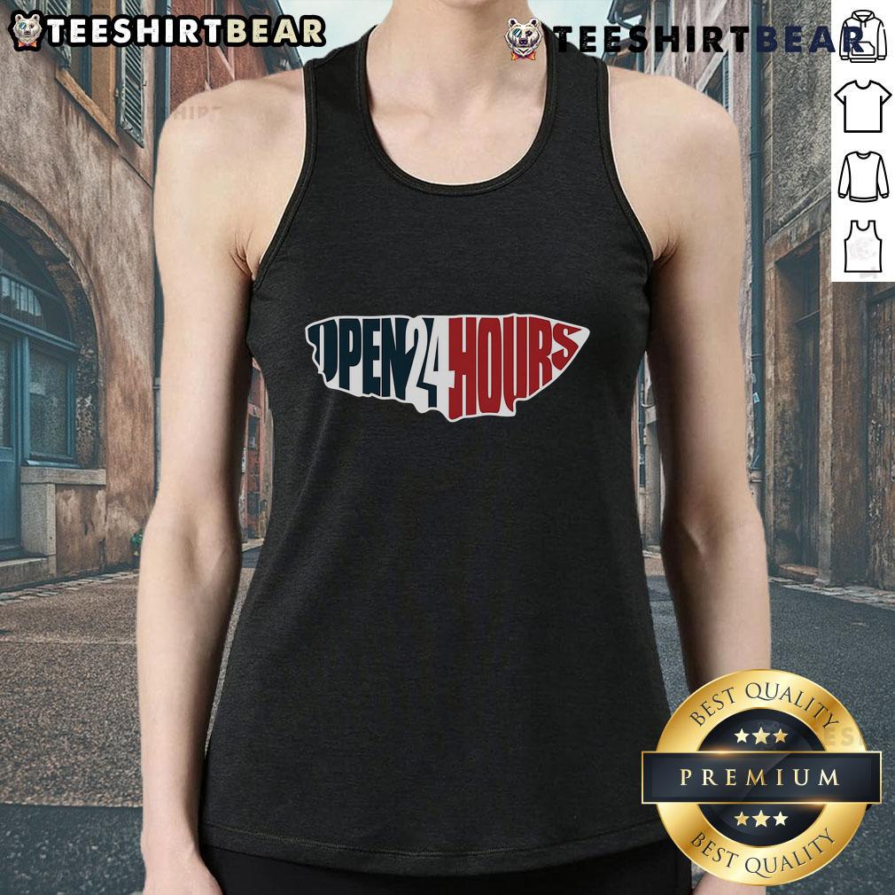 Nice Open 24 Hours Heures III tank top featuring a stylish design, perfect for casual wear and all-day comfort.