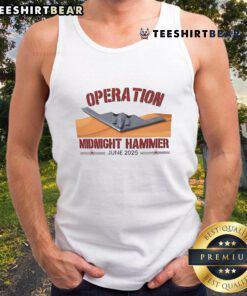 Stylish Nice Operation Midnight Hammer tank top design for June 2025 featuring bold graphics and vibrant colors.