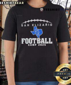 Nice San Elizario Football Camp 2025 Ladies Tee featuring vibrant colors and stylish design for female athletes.