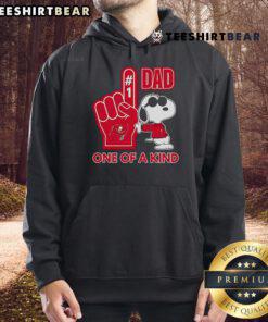 Unique Nice Snoopy Tampa Bay Buccaneers 1 DAD hoodie featuring vibrant colors and playful design for fans.