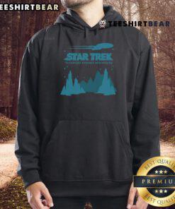 Cozy hoodie featuring 'Nice Star Trek to Explore Strange New Worlds' design, perfect for fans of the iconic sci-fi series.