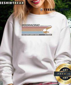 Stylish Star Wars 25th Anniversary The Phantom Menace Podracing sweatshirt featuring vibrant graphics and comfortable fit.