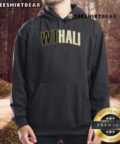 Tyrese Haliburton wearing a stylish Indiana Pacers hoodie with Wthali text, showcasing team spirit and fashion.