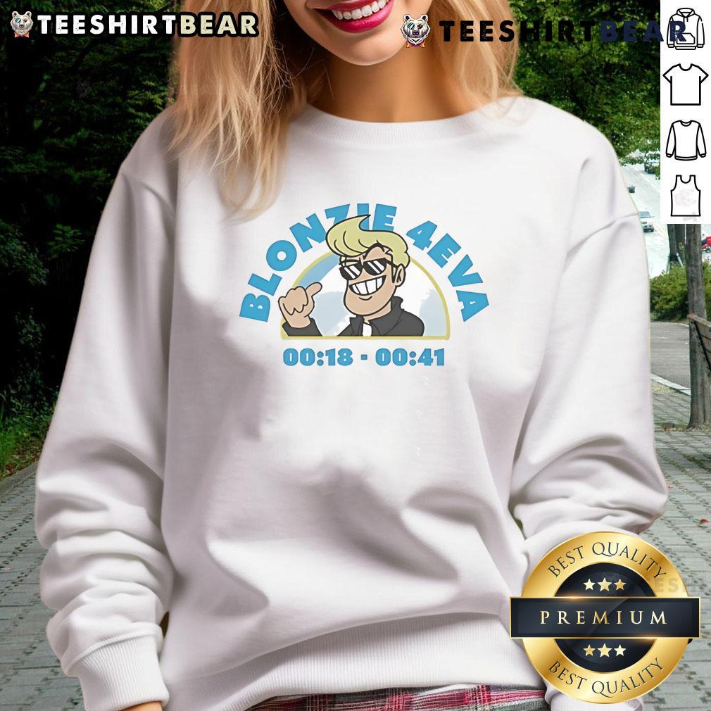 Official Blonzie 4Eva sweatshirt featuring a stylish design in a cozy fit, perfect for casual wear and fans.