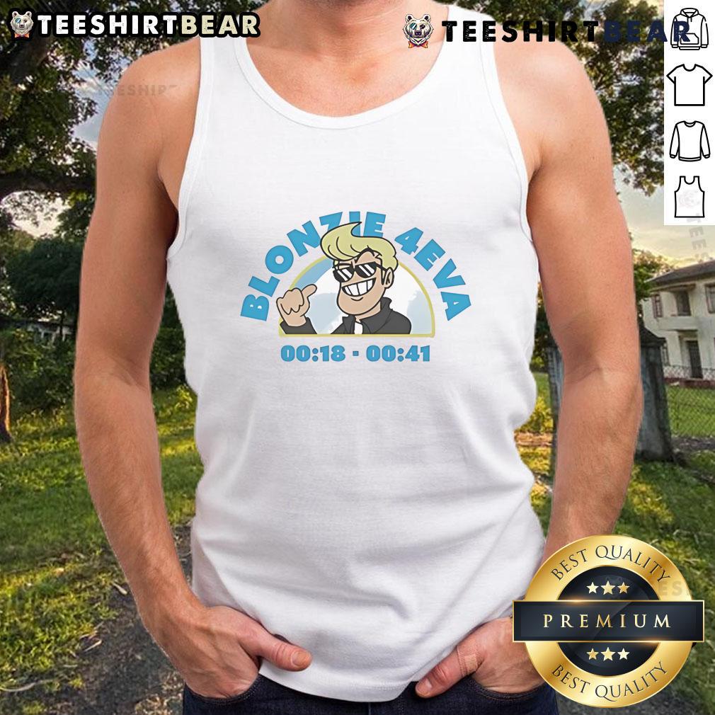 Official Blonzie 4Eva tank top featuring a stylish design, perfect for casual wear and summer outfits.