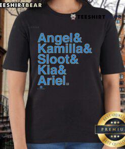 Official Chicago WBB Ampersand Stars 2025 Ladies Tee showcasing stylish design and vibrant colors for fans.