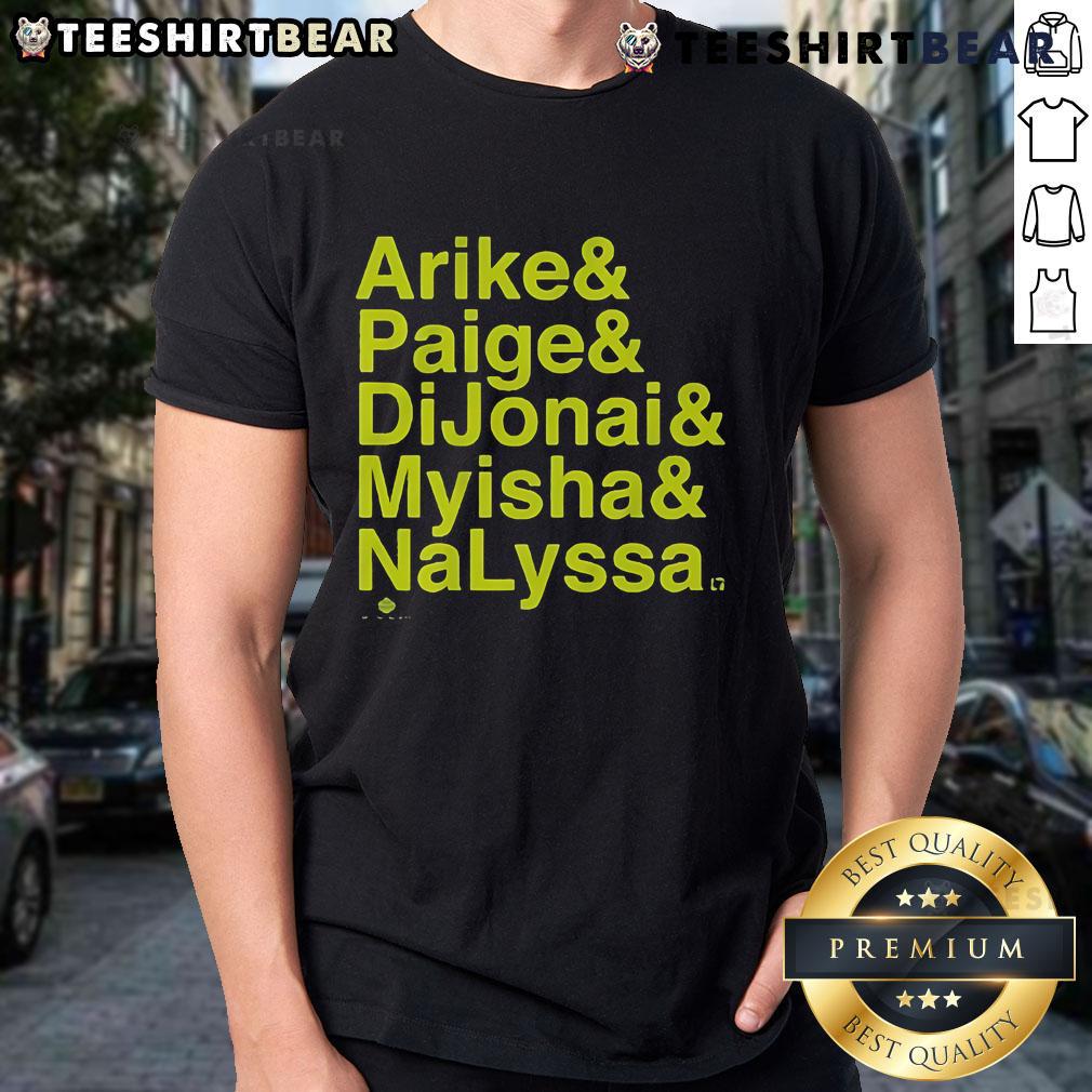 Official Dallas WBB Ampersand Stars 2025 T-Shirt featuring vibrant team colors and logo, perfect for fans and supporters.
