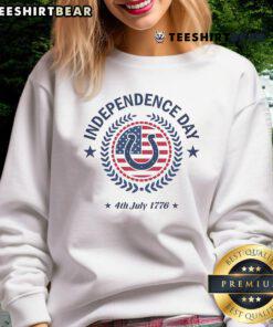 Official Independence Day 4th July 1776 Indianapolis Colts sweatshirt featuring team logo and patriotic design.