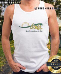 Official Iowa We All Are Going To Die Tank Top featuring a bold graphic design for casual wear enthusiasts.