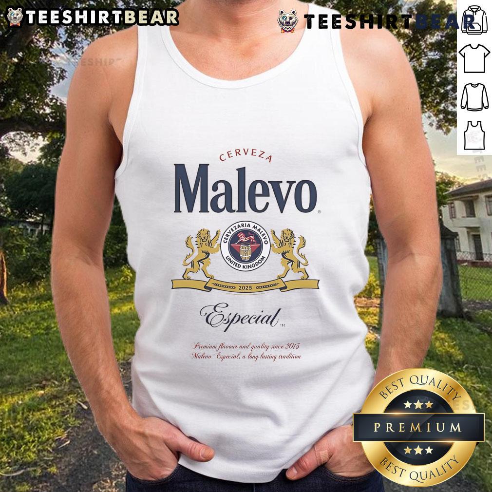 Official Malevolence Modelo Malevo UK 2025 tank top showcasing a stylish design for fans of the brand.