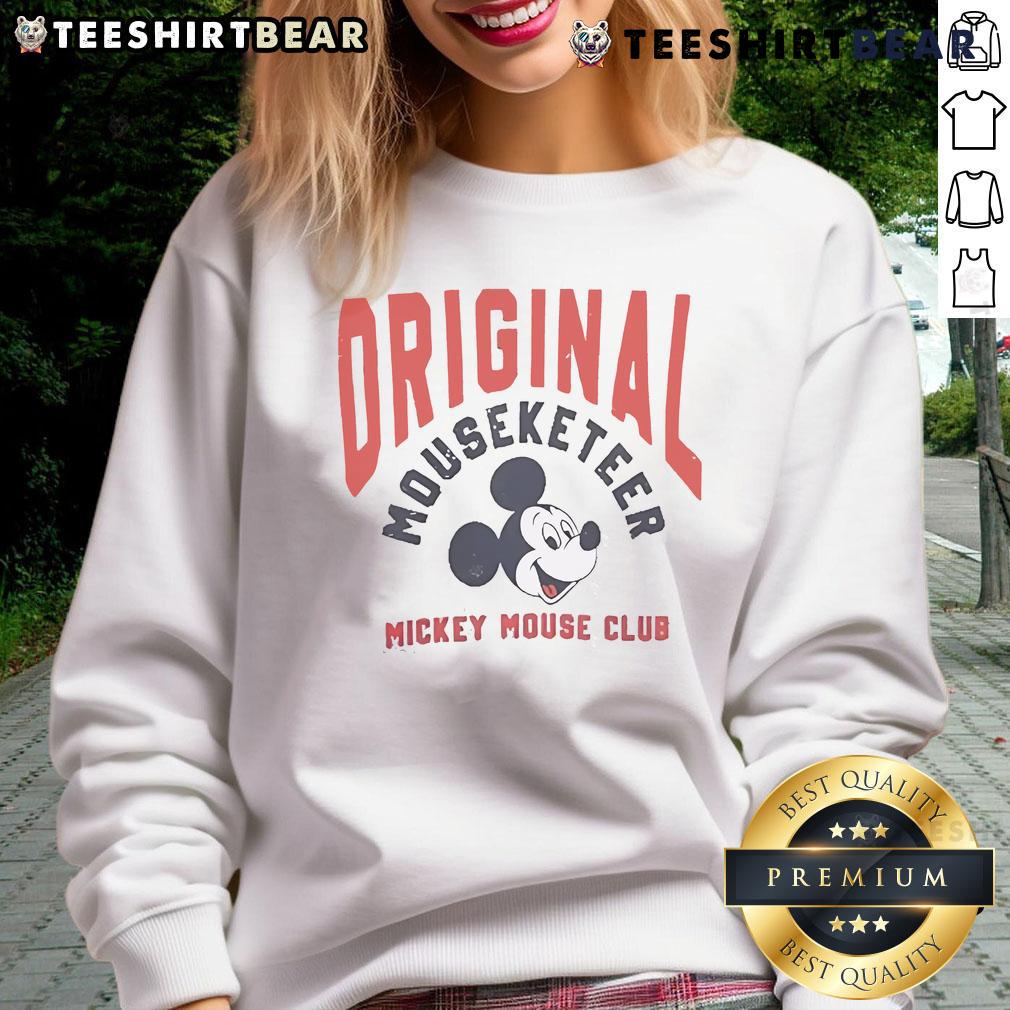 Official Mickey Mouse Original Mousekeeter Sweatshirt featuring classic Mickey design, perfect for fans and collectors.