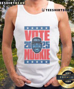 Official Mookie Betts 2025 Vote Tank Top featuring a bold design, perfect for baseball fans and supporters of Betts.