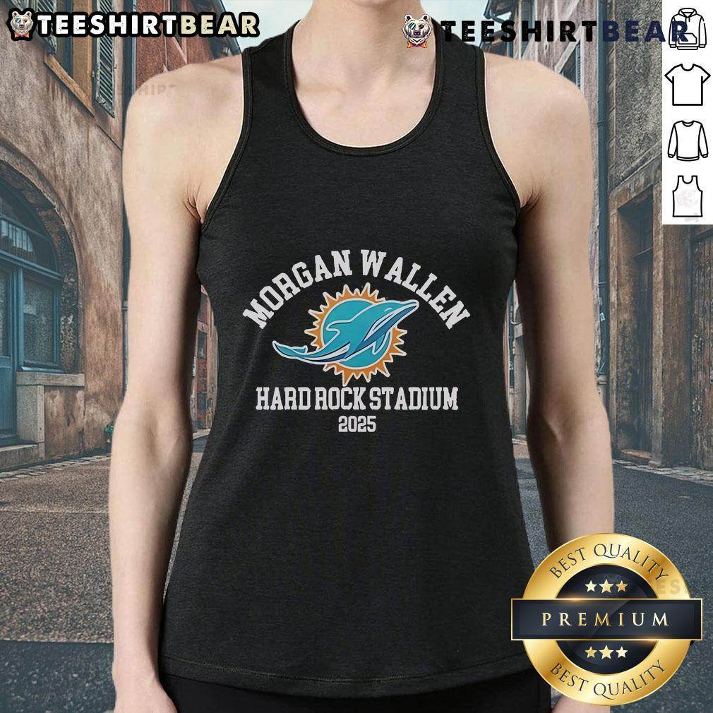 Official Morgan Wallen Miami Hard Rock Stadium 2025 tank top featuring vibrant design and concert branding.