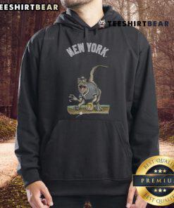 Official New York Yankees Tiny Turnip Velociraptor Hoodie featuring a playful dinosaur design for fans and kids.