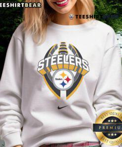 Official Pittsburgh Steelers Nike Icon Legend Sweatshirt featuring team colors and logo, perfect for fans.