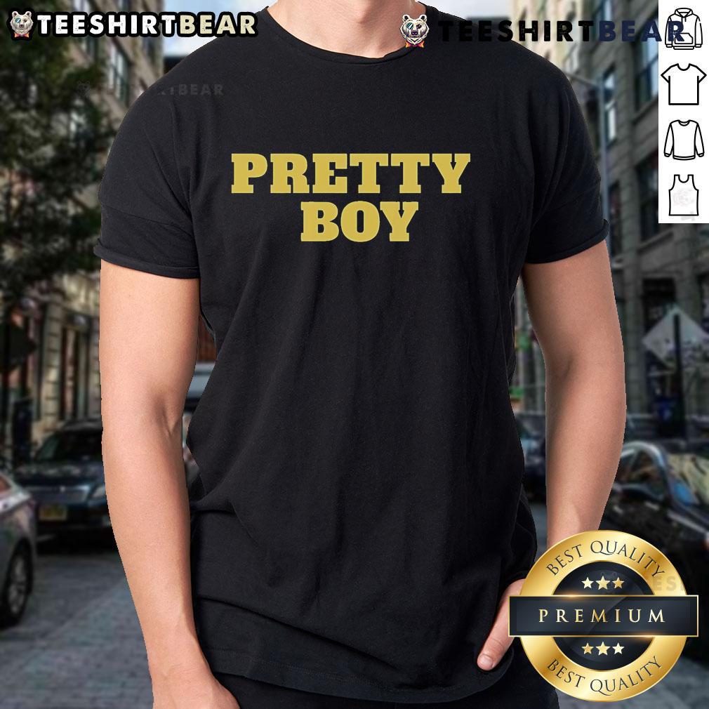 Official Pretty Boy T-Shirt featuring a stylish design for trendy fashion enthusiasts.