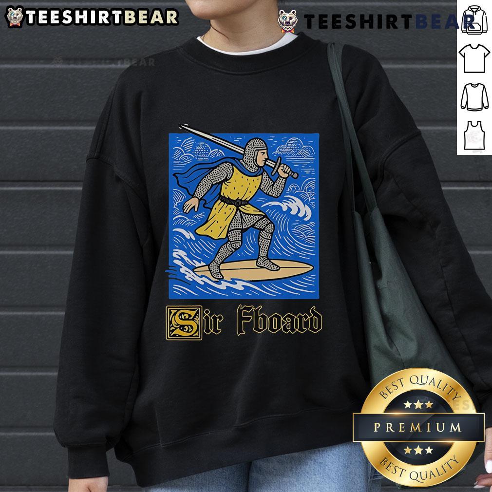 Official Sir Fboard sweatshirt in navy blue, featuring logo design, perfect for casual wear and street style.