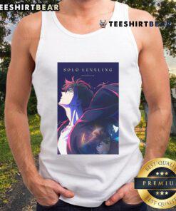 Alt Text: Solo Leveling anime character in a tank top, the most viewed anime on Crunchyroll as of March 2025.