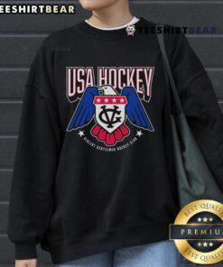 Official USA Hockey Violent Gentlemen Hockey Club Sweatshirt featuring a bold logo and comfortable design for fans.