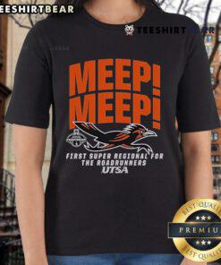 Alt Text: Official UTSA Roadrunners first Super Regional NCAA ladies tee, featuring team logo and vibrant colors for fans.