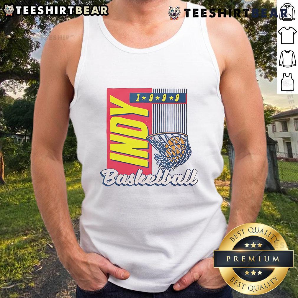 Premium Indy Women's Basketball 1999 tank top featuring bold graphics and a stylish design for fans and athletes.