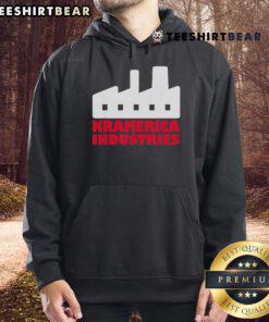 Alt Text: Premium Kramerica Industries Vandelay Latex Division hoodie featuring a stylish design, perfect for casual wear.